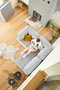 Atelier Del Sofa Kanyon - Sofá-Cama Esquinero Gris Claro